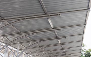 installing Up Marden metal roofing